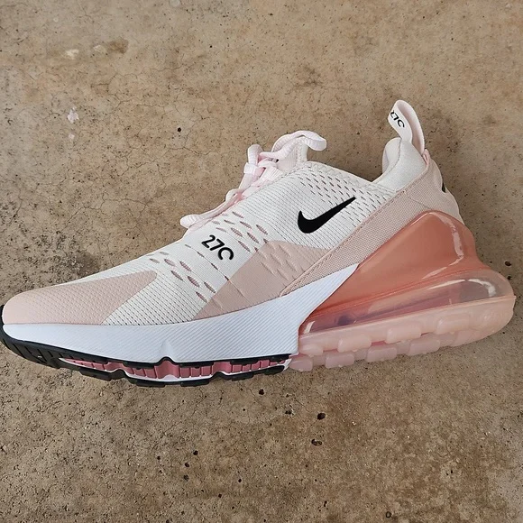 Nike women’s air max 270 soft pink size 8  [AH6789-604] Price Final - Picture 11 of 13